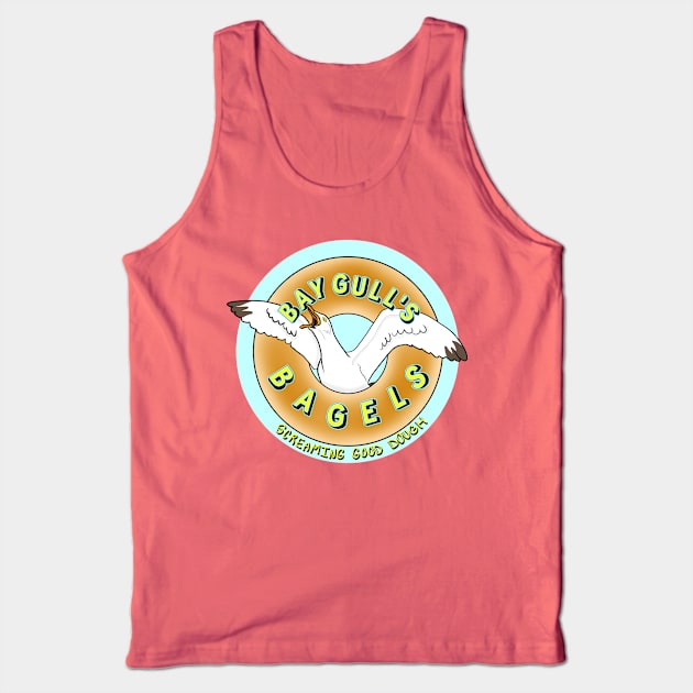 Bay Gull's Bagels Tank Top by OceanicBrouhaha